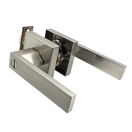 Fityle Humb Turn Type Door Lever Handlesets Door Lever Knob