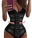 Bafully Weight Loss Hourglass Waist Trainer Body Cincher Sport Workout Shapers (S, Black)