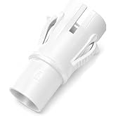 AirMini Hose Adapter for ResMed AirMini, CPAP Tubing Connector White | Fits standard 19mm/22mm CPAP tube ends with easy installation; not compatible with heated hoses.