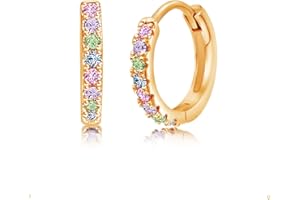 Chanteur Hypoallergenic Huggie Earrings for Girls & Women - Small Hoop Design, Perfect for Teens & Kids