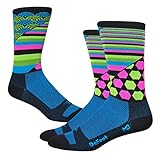 DeFeet AirEator 6in Cosmic Cycling/Running Socks - AIRTCOSM