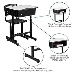 Flash Furniture Nila Set of 3 Adjustable Height