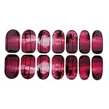 YESURPRISE New Trendy 1pack 3D Beautiful Landscape Nail Art Tips Pack Decal Wrap Water Tattoo Noctilucent Transfer Stickers DIY Decoration Fashion Xmas Gift #3