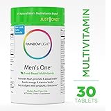 Rainbow Light - Men's One Multivitamin - Probiotic, Enzyme, and Vitamin Blend; Supports Energy, Stress Management, Heart, Prostate, Muscle, and Sexual Health in Men; Gluten Free - 30 Tablets