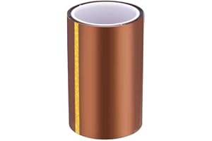 AIYUNNI High Temp Tape, (6 inch X 108 FT) Polyimide High Temperature Resistant Tape Silicone Adhesive - for 3D Print Bed,Soldering,Masking etc.