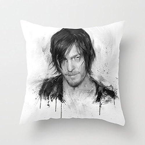 Autumn Coming Twd Daryl Dixon. Throw Pillow By Emiliano Morciano (Ateyo)For Your Home