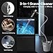 Aquarium Gravel Cleaner - Aquarium Cleaning Pump Kit with Air-Pressing Button and Adjustable Water Flow Controller Clamp for Fish Tank Siphon Vacuum Gravel Cleaning and Water Changing