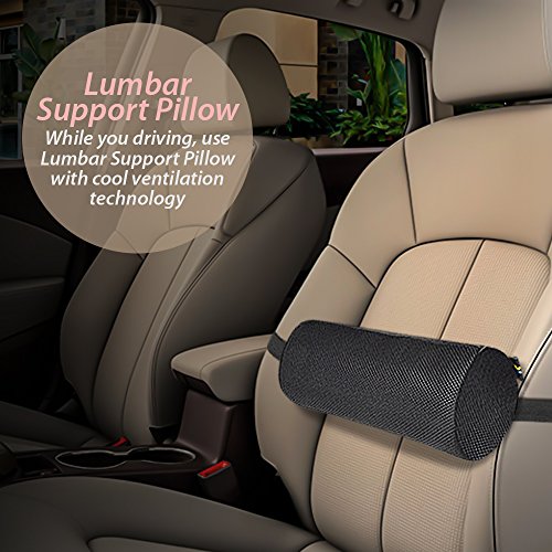 Lumbar Support Roll Pillow With (Standard Density) Cool Ventilation
