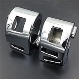 Motorcycle Chrome Switch Housing Cover For Yamaha V-Star Xvs 650 Classic Silverado Models