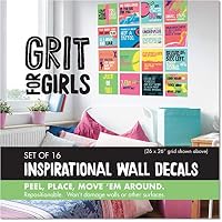 Papersalt Wall Decal Set: Grit for Girls