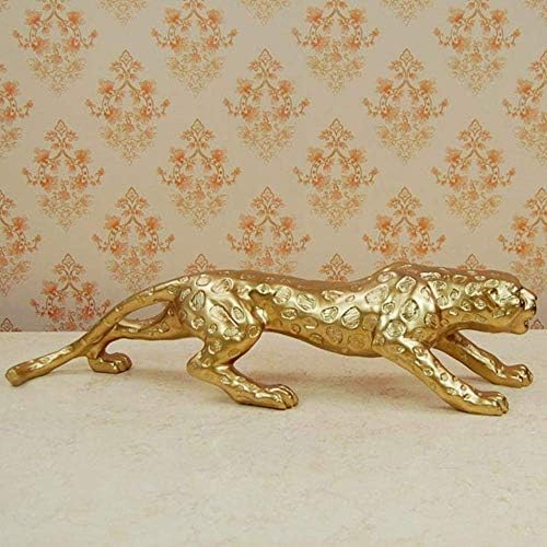 Myerzi 装飾 ホームデコレーションヒョウ彫刻パンサー動物の彫像美術工芸コロフォニーヨーロッパの