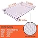 Comfecto Cooling Rack Stainless Steel, 2 pcs 17 x 11 inch Oven Safe Stackable Cookie Racks fit Half Sheet Pan for Cake Decorating Roasting Grilling Baking with 4 Stable Legs, Cookies Recipe Included