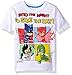 PJ MASKS Little Boys' Toddler Short Sleeved T-Shirt, White, 3T