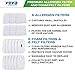 VEVA Premium Vacuum Filter Set with 6 Allergen, 6 Foam, 6 Felt Filters Replacement for Shark Rocket DuoClean Corded UltraLight Vacuum Model HV380, 381, 382, 383 and 384Q