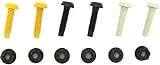 All Trade Direct 12 Pack Mixed Colour Plastic Number Plate Bolts & Nuts view 4