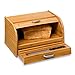 Honey-Can-Do KCH-01081 Bamboo Bread Box, Bamboo