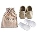 Pidoli Girls Leather Baby Moccasins Infant Toddler Soft Sole