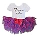 Birthday Girl T-Shirt with Polka Dot Tutu 2 pcs Set