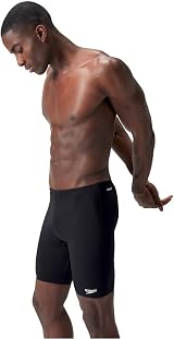 Speedo Men\'s Eco Endurance+ Jammer Swimming Trunks Black view 4