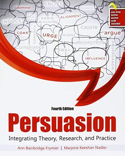 Persuasion: Integrating Theory, Research, and Practice