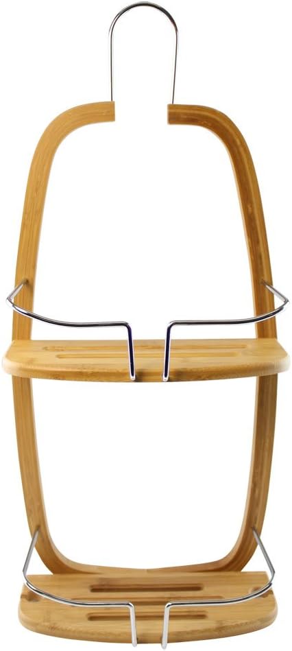 Bamboo Shower Caddy Organizer Tidy Attractive Look