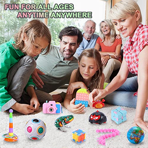 500 PCS Party Favors for Kids,Fidget Toys Pack,Easter Basket