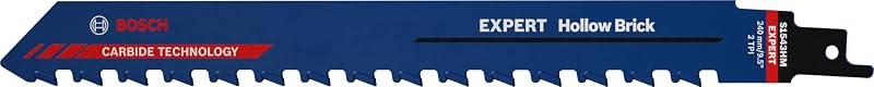 Bosch Professional 3x Expert Hollow Brick S 1543 HM Reciprocating Saw Blade