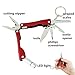 STMAN Survival Kit/Survival Gear 6 in 1 Outdoor Emergency SOS Survival Tool Wilderness/Hiking/Camping - Wire Saw, Emergency Blanket, Multi-Purpose Pliers, First Aid Sticker, First Aid Whistle