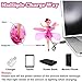 Magically Flying Fairy Doll - Best Gift for 6 Year Old Girl Kids Toy - Infrared Induction and Remote Control Toys - Birthday Present for 3-4-5-7-8-9 Ages Children(Random Little Gift - 4 Spare Wings)
