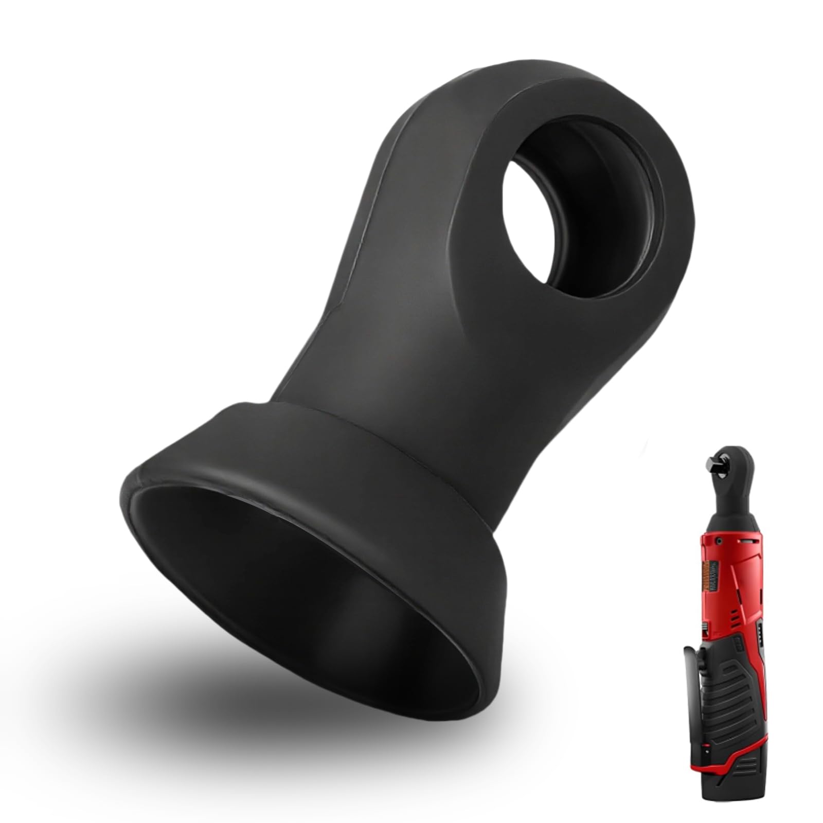 Photo 1 of 49-16-2457 Impact Protective Boot Compatible with Milwaukee M12 Cordless 3/8" 1/4" Lithium-Ion Ratchet Replace Models?2456-20 2457-20