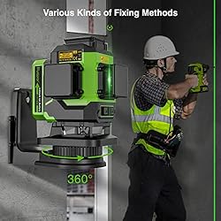 Huepar Laser level 3D Green Beam Tiling Floor Laser