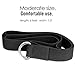 MoKo Unisex Adult Yoga Strap Belt 6Ft [2 Pack], Durable Cotton Soft Stretching Exercise Fitness Bands with Metal D-Ring- Blackthumb 3