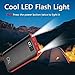 Power bank Portable Charger 24000mah Huge Capacity Dual Flashlights With LCD Indicator Battery Pack Compatible with Cell Phone,Android,Tablet & More