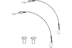 Dog Car Safety Seat Belt,YuCool 2 Pack No-Chew Heavy Duty Car Seatbelt for Pets