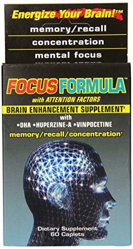 Windmill Health Products Focus Formula Brain Enhancement Supplement Caplets, 60-Count Boxes (Pack of 2)