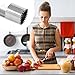 Orblue Premium Apple Corer Tool - Durable Stainless Steel Fruit Core Extractor Tool - Apple Corer Remover, Black