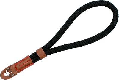 VKO Soft Camera Wrist Strap for DSLR SLR Mirrorless Cameras Adjustable Black
