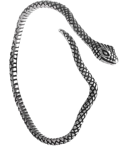 Amazon.com: Spyglass Designs Men's Snake Bracelet Spine Bone