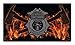 Harley-Davidson Embossed Firefighter Axes Tin Sign, 16.5 x 9.5 inches 2011211