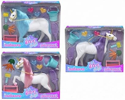 plush unicorn playset