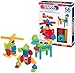 Battat Bristle Block 56-Piece Basic Building Set