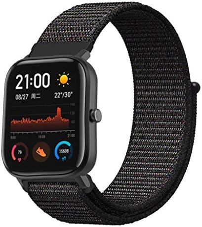 Lilyzee Nylon Sport Loop Wrist Band Strap Compatible with Huami Amazfit GTS Smart Watch