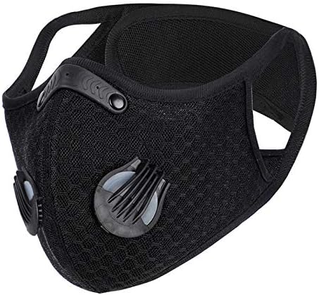 Dustproof Mask,Dust Mask with Filter,Outdoor Sports Face Mask,Filtration Exhaust Gas Anti Pollen Allergy,Half Face Bike Mask