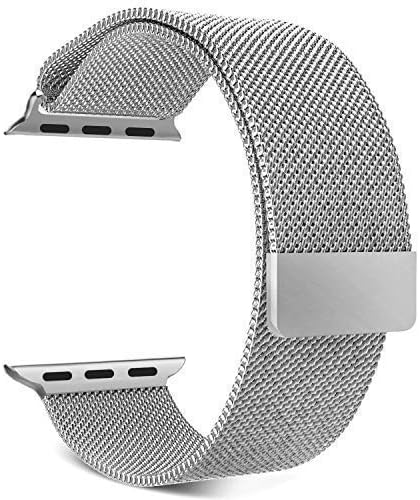 Market Affairs Stainless Steel Milanese Strap Band with Magnetic Closure Compatible with iWatch 44MM Series 4 and Series…
