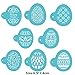 8 Pcs Packed Easter Eggs Cookie Cake Stencil Decorate Mould Fondant Biscuit Tool