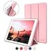 DTTO Mini Case for iPad Mini 3/2/1, (Not Compatible with Mini 5th Generation) Ultra Slim Lightweight Smart Case Trifold Cover Stand with Flexible Soft TPU Back [Auto Sleep/Wake],Rose Gold