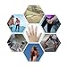 (20PCS) Gel Finger Sleeves,Finger Support,Silicones Finger Protectors *Waterproof* Finger Cots Great for Finger Arthritis,Finger Psoriasis,Hand Eczema,Finger Craking,Finger Trigger.