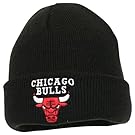 Chicago Bulls Basic Logo Cuffed Pom Knit Beanie Hat / Cap
