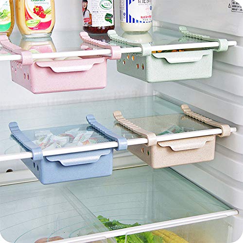 Gotian New Kitchen Article Storage Shelf Refrigerator Drawer Shelf Plate Layer, Saving Space and Keep Neat - 1x Storage Rack (17 X 15.5 x 7cm / 6.696.102.75