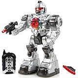 Toysery Remote Control Robot Police Toy for Kids Boys Girls with Flashing Lights Action Toy for Boys